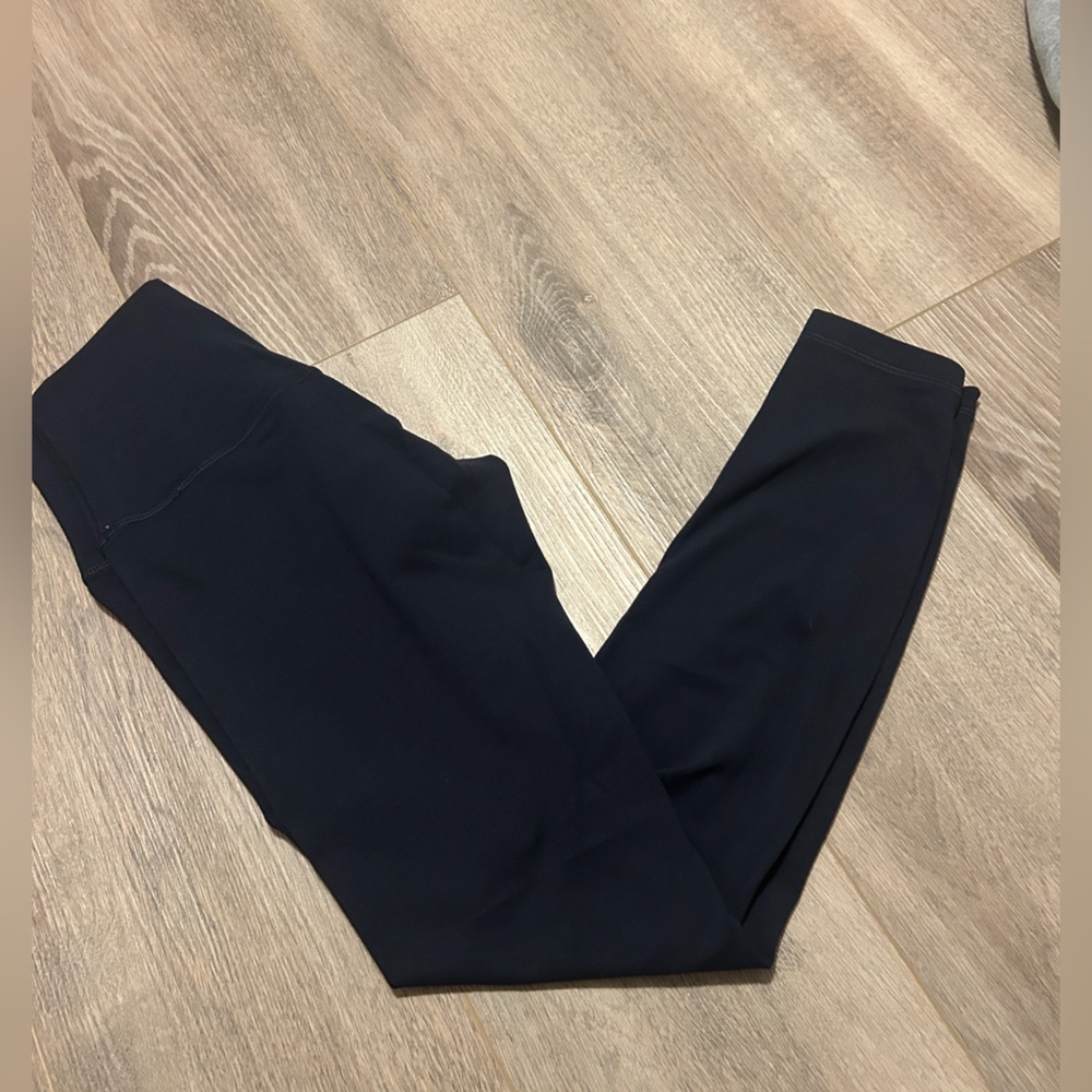 Women’s navy blue buttery soft CRZ Yoga leggings